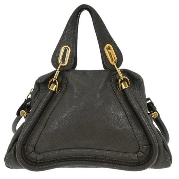 Chloe Handbags - Chloe Brown Paraty 2way Handbag 04-11-50 155941